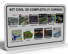KIT AUTOCAD CIVIL 3D 2012/2013 (11 CURSOS)