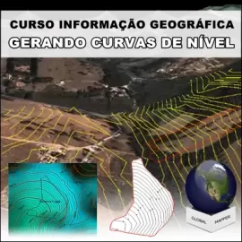 CURSO INFORMAÇÃO GEOGRAFICA - GERANDO CURVAS DE NIVEL