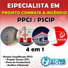 ESPECIALISTA EM PROJETOS DE COMBATE A INCÊNDIO - PPCI/PSCIP