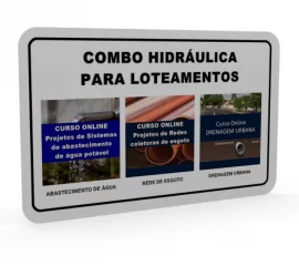 KIT HIDRULICA PARA LOTEAMENTOS (3 CURSOS)