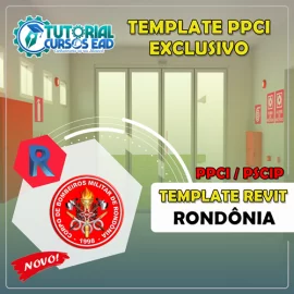 TEMPLATE PPCI/PSCIP COMPLETO PARA PROJETOS DE INCNDIO - RONDNIA