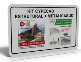 KIT CYPECAD 2019/2020: ESTRUTURAL + METALICAS 3D: GALPES 2019/2020