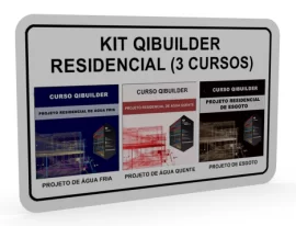 KIT QIBUILDER - HIDRULICA RESIDENCIAL (3 CURSOS)