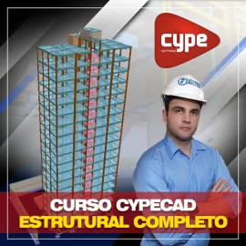 CURSO - CYPECAD 2020 a 2023 - CÁLCULO ESTRUTURAL (TEORIA E PRÁTICA COMPLETO)