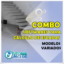 SUPER COMBO SOFTWARES DE ESCADAS DE CONCRETO RETAS