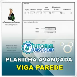 PLANILHA PARA DIMENSIONAMENTO DE VIGAS PAREDE