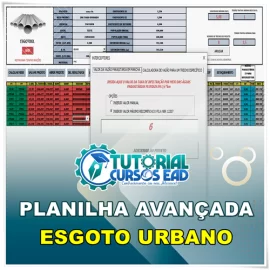 PLANILHA PARA DIMENSIONAMENTO DE ESGOTO URBANO
