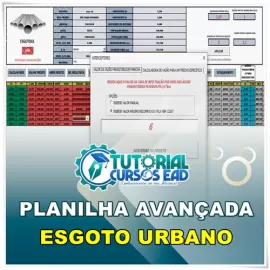 PLANILHA PARA DIMENSIONAMENTO DE ESGOTO URBANO - BLACK FRIDAY