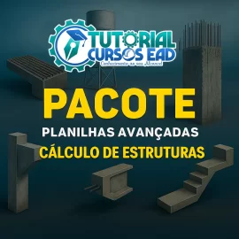 COMBO DE PLANILHAS PARA CLCULO DE ESTRUTURAS (28 PLANILHAS)