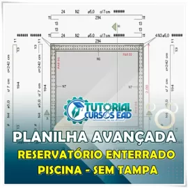 PLANILHA PARA DIMENSIONAMENTO DE RESERVATRIOS ENTERRADOS SEM TAMPA