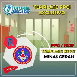 TEMPLATE PPCI/PSCIP COMPLETO PARA PROJETOS DE INCNDIO - MINAS GERAIS