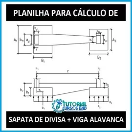 PLANILHA PARA CLCULO DE SAPATAS DE DIVISA COM VIGA DE EQUILBRIO