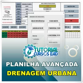 PLANILHA PARA DIMENSIONAMENTO DE DRENAGEM URBANA
