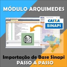 CURSO ARQUIMEDES - MDULO CONFECO E IMPORTAO DA BASE SINAPI DO ZERO