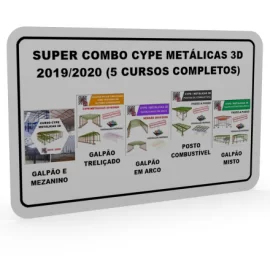 SUPER COMBO CYPE / METÁLICAS 3D 2019/2020 (5 CURSOS)