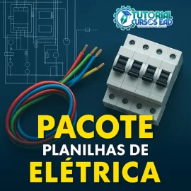 PACOTE DE PLANILHAS PARA ELTRICA (3 PLANILHAS) - GERA DWG