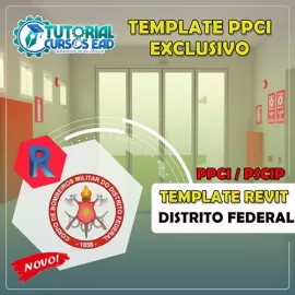 TEMPLATE PPCI/PSCIP COMPLETO PARA PROJETOS DE INCNDIO - DISTRITO FEDERAL