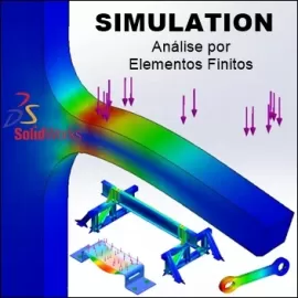 CURSO SOLIDWORKS SIMULATION - ANLISE POR ELEMENTOS FINITOS