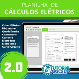 PLANILHA DE CÁLCULOS ELÉTRICOS 2.0