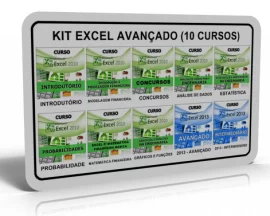 KIT EXCEL AVANADO (10 CURSOS)