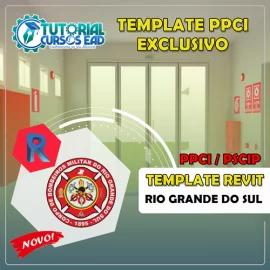 TEMPLATE PPCI/PSCIP COMPLETO PARA PROJETOS DE INCNDIO - RIO GRANDE DO SUL