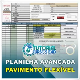 PLANILHA PARA DIMENSIONAMENTO DE PAVIMENTO FLEXVEL - BLACK FRIDAY