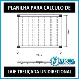 PLANILHA PARA CLCULO DE LAJE TRELIADA UNIDIRECIONAL 