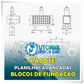 PACOTE DE PLANILHAS PARA CLCULO DE BLOCOS DE COROAMENTO (FUNDAO)